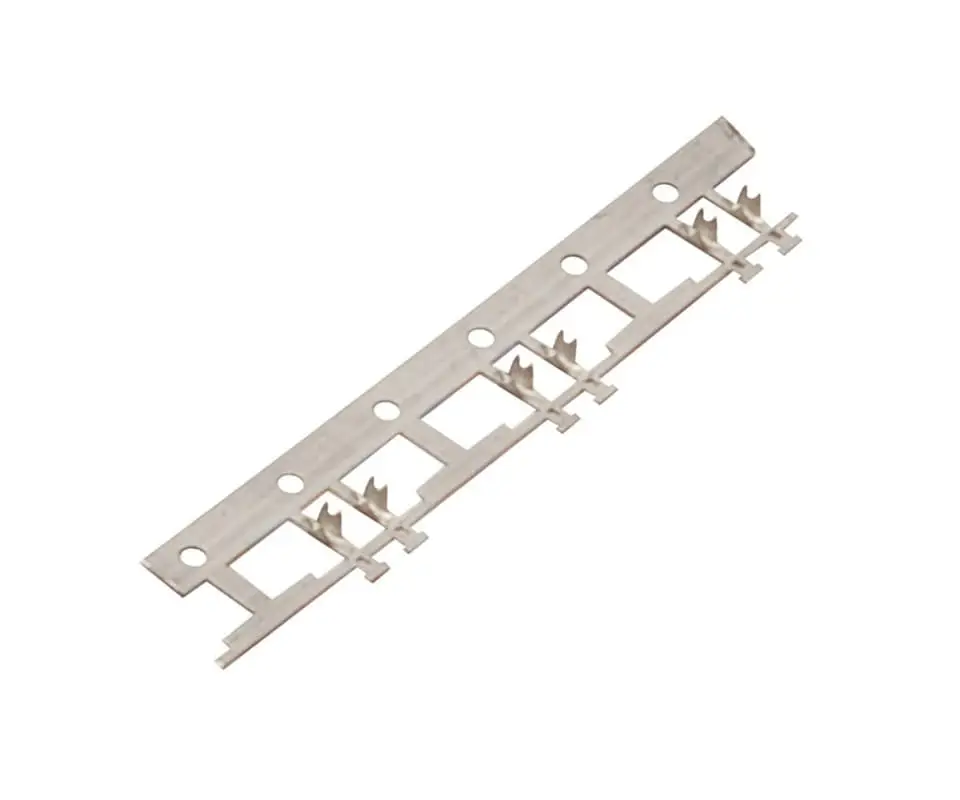 stamped terminal retention lance geometry engagement depth connector housing cross-section terminal backout failure