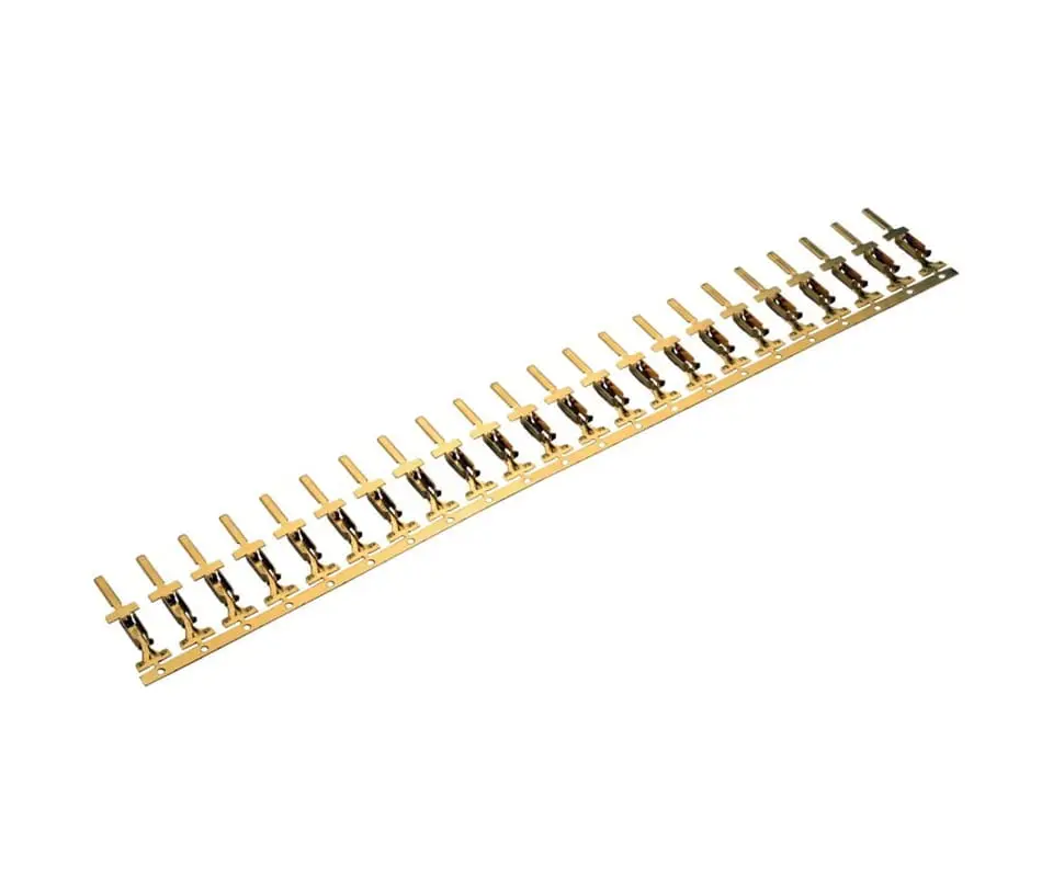 stamped terminal tolerance stack lance height housing cavity spring-back angle retention force reduction domino effect