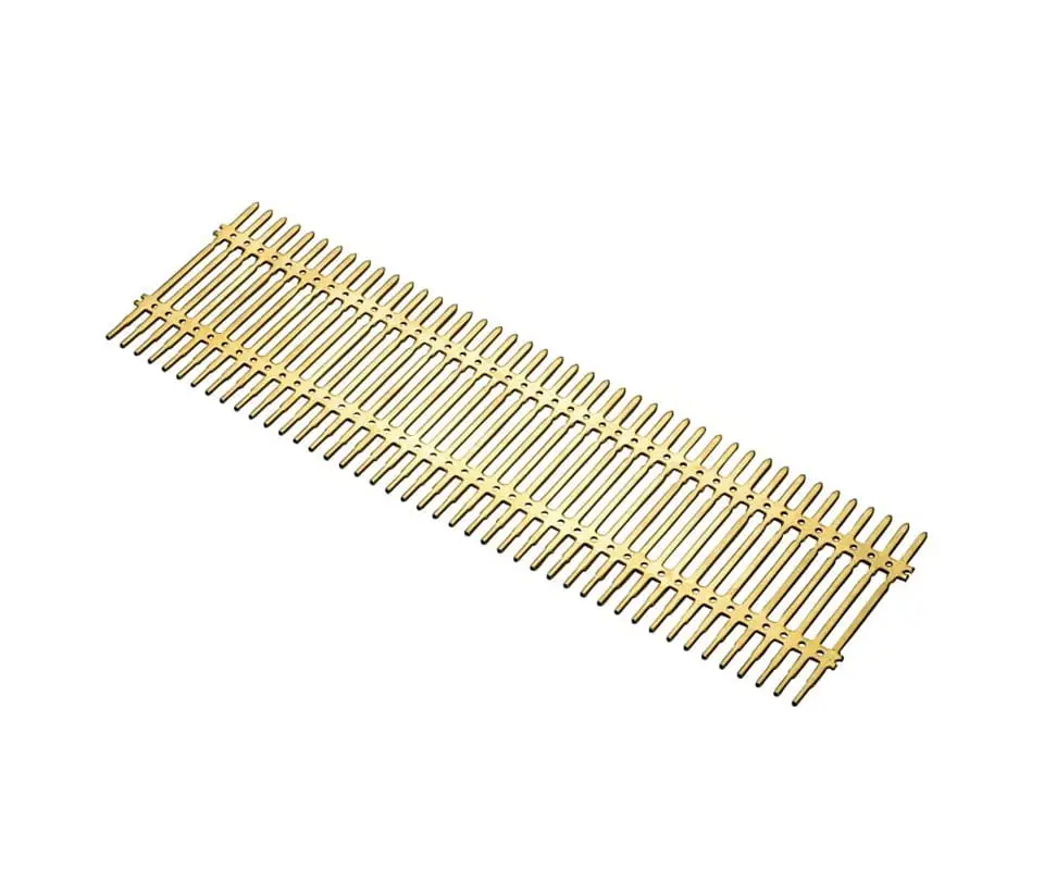 Stamped terminal burr transfer contact resistance —8 to 15 milliohm increase within 500 cycles from 0.04 mm burr